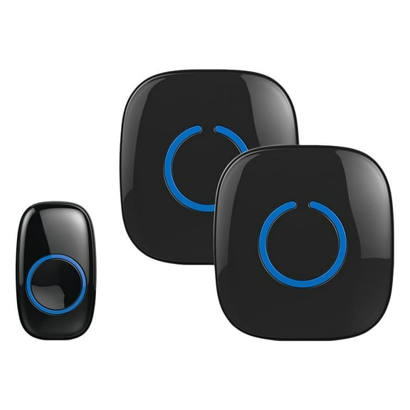 SadoTech Wireless Doorbell for Home - 1 Push-Button Ringer & 2 Chime Receivers