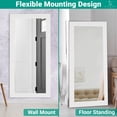 thumbnail image 5 of Home Imports Emporium Mosaic Style Full Length Mirror Standing Hanging/Leaning Against Wall, Large Rectangle Free Standing Full Body Dressing Mirror, 5 of 17