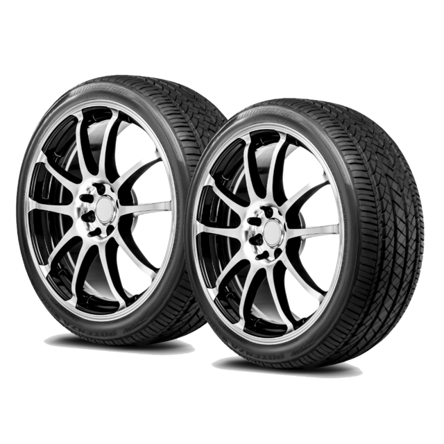 Paquete de 2 llantas BRIDGESTONE 225/55R17 95V POTENZA RE97 AS RFT