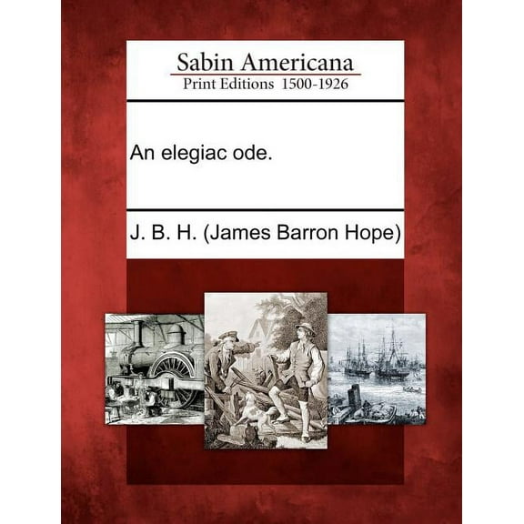An Elegiac Ode. (Paperback)