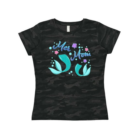 Inktastic Mer Mom- Mermaid Mother and Daughter Women's T-Shirt