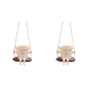 thumbnail image 1 of Macetas Creativas Resina Con Cara para Plantas Interior Y Exterior (columpio C), 1 of 5