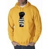 Trendy USA 1087 - Adult Hoodie Fist Pump Arm Band Black Lives Matter Human Rights Sweatshirt XL Gold