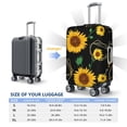 thumbnail image 6 of Disketp Flower Elastic Travel Luggage Cover Travel Suitcase Protective Cover For Trunk Case Apply To 18''-32'' Suitcase Cover (Luggage not included)-Medium, 6 of 9