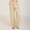 Khaki, variant on Babysbule Long Pants for Women Ladies Casual Cotton Linen Drawstring Elastic Waist Long Wide Leg Pants