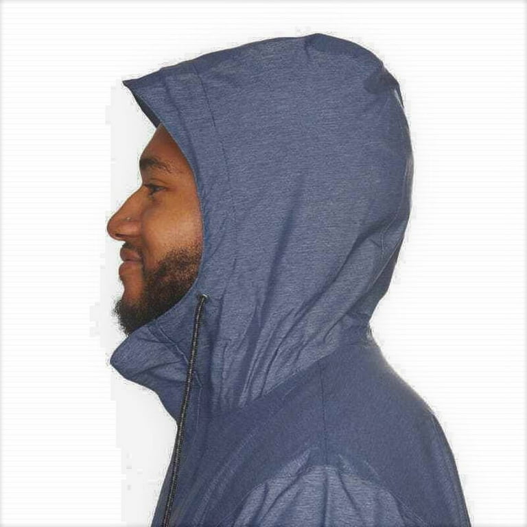 Columbia Men s Norwalk Waterproof Rain Jacket Hooded Windbreaker Navy Heather L Walmart