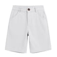 thumbnail image 3 of Teen Girls Dress Pants White Lightweight Boys School Uniform Pants Boys 15-16 Years Clothes, 3 of 7