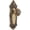 Gold, variant on Grandeur 800742 Grande Victorian Solid Brass Rose Privacy Door Knob Set - Grey