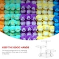 thumbnail image 4 of KAKOWELY 1Pc Clear Figurine Models Display Rack Acrylic Jewelry Riser Type Rack (3 Tier),4.33"X3.94"X3.94", 4 of 5