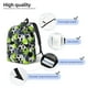 thumbnail image 3 of Disketp Football Mochila de Lona Estampada, Mochila Escolar de Viaje Ligera para Estudiantes y Portátil-Medium, 3 of 5