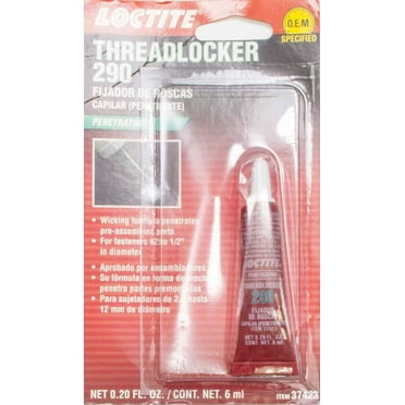 Loctite 487234 290 Green Penetrating Threadlocker Tube, 6-Milliliter