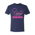 thumbnail image 2 of Wild Bobby, Funny Nurse Whats Your Superpower Nurse Week, Inspirational/Christian, Men Premium Tri Blend Tee, Vintage Navy, Large, 2 of 4