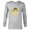 Athletic Heather, variant on Grogu Halloween Candy Pram - Long Sleeve T-Shirt for Men - Customized-White