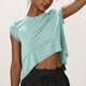 thumbnail image 2 of Tops básicos para mujer,Blusa informal de manga corta para mujer, cuello redondo, poliéster, largo regular, ideal para uso en casa y oficina, sopatenor, 2 of 9