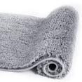 thumbnail image 1 of Alfombra de baño Walensee, antideslizante, absorbente de agua, color gris, 40 x 60 cm, 1 of 9