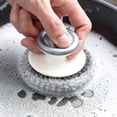 thumbnail image 4 of 6pc Stainless steel scrubber with handle, heavy-duty cleaning equipment, 4 of 5