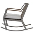 thumbnail image 4 of Real Flame Calvin Fauteuil à Bascule en Aluminium Gris (Ensemble de 2), 4 of 8