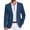 Dark Blue, variant on Mens Casual Blazer Knit Sport Coat Lightweight Two Button Suit Jacket