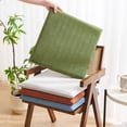 thumbnail image 2 of Xiao Hua Blue memory sponge filled cushion -1 piece, 15.75 * 15.75 * 1.97 inches, ergonomic cushion, long-term office posture support, modern home decoration, 2 of 4