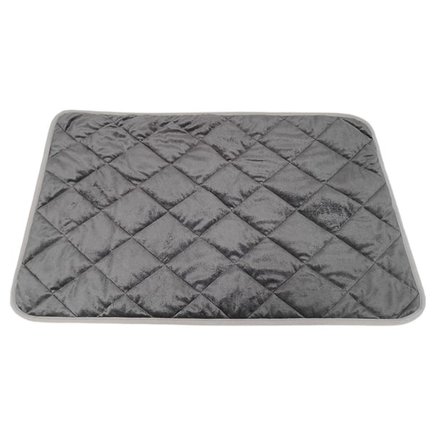 Tapete autocalentable para gatos, perros y cachorros, suave, térmico, lavable, autocalentable. Gris 40x50cm
