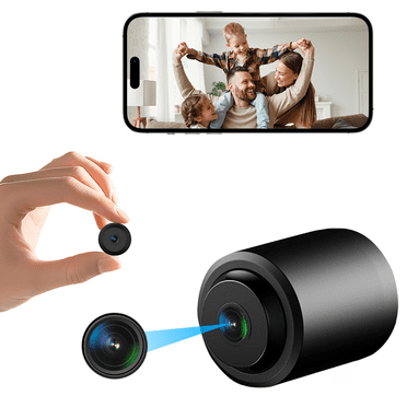Tiny WiFi Camera for Home Security, 3MP HD Mini Camera,Portable Night Vision Motion Detection Remote Surveillance 130° Wide Angle Camera,AI Motion Detection Alerts, Real Time Record Hidden Cameras