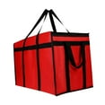 thumbnail image 1 of Elodie Sac de Livraison Isolé Sac de Livraison à Emporter pour Travail Voyage Traiteur Rouge Noir, 1 of 8