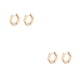 thumbnail image 3 of Minnieouse Pendientes de Clip de 2 uds, adorno elegante para adultos, mujeres, hombres, pendientes geométricos para adultos, accesorio de moda, tipo 4 2Conjunto, 3 of 6