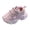 Pink, variant on WXFAZCVU Girls Light Up Sneakers Rhinestone Fashion Shoes Lightweight Shoes Going Out Size 6