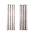 thumbnail image 2 of PYURTEP Boho Curtains, Semi-Blackout Sheer Curtains, Green Textured Drapes with Colorful Bohemian Print for Bedroom, Living Room, Boho Decor, 2 of 6