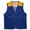 Blue, variant on DYTTDG Women's Workwear Cargo Sleeveless Jacket Plus Size Solid Color V-Neck Zipper Top with Pocket on Clearance