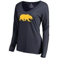 thumbnail image 2 of Women's Navy Cal Bears Primary Team Logo Long Sleeve T-Shirt, 2 of 3
