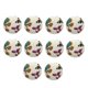 thumbnail image 2 of 10 piezas redondas de 20 mm botones de vástago cubiertos de tela DIY costura Estilo 4 Sunnimix Botones cubiertos de tela, 2 of 7