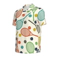 thumbnail image 2 of Balery Racket and Tennis Ball Printed Men’s Short Sleeve Polo Shirt, Midweight Men's Shirt,Golf Polo shirts -XX-Large, 2 of 9