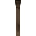 thumbnail image 3 of Ekena Millwork 2"W x 14"D x 14"H Traditional Steel Bracket, Hammered Dark Bronze, 3 of 13