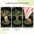 thumbnail image 4 of Yule Life Of Tree Viking Celts Pagan Wicca Waterproof Picnic Patio Party Round Table Cloth Cover Decorations Fabric 60 Inch Circular Tablecloth For 20-47 Inch Home Dining Room Kitchen Decor, 4 of 6