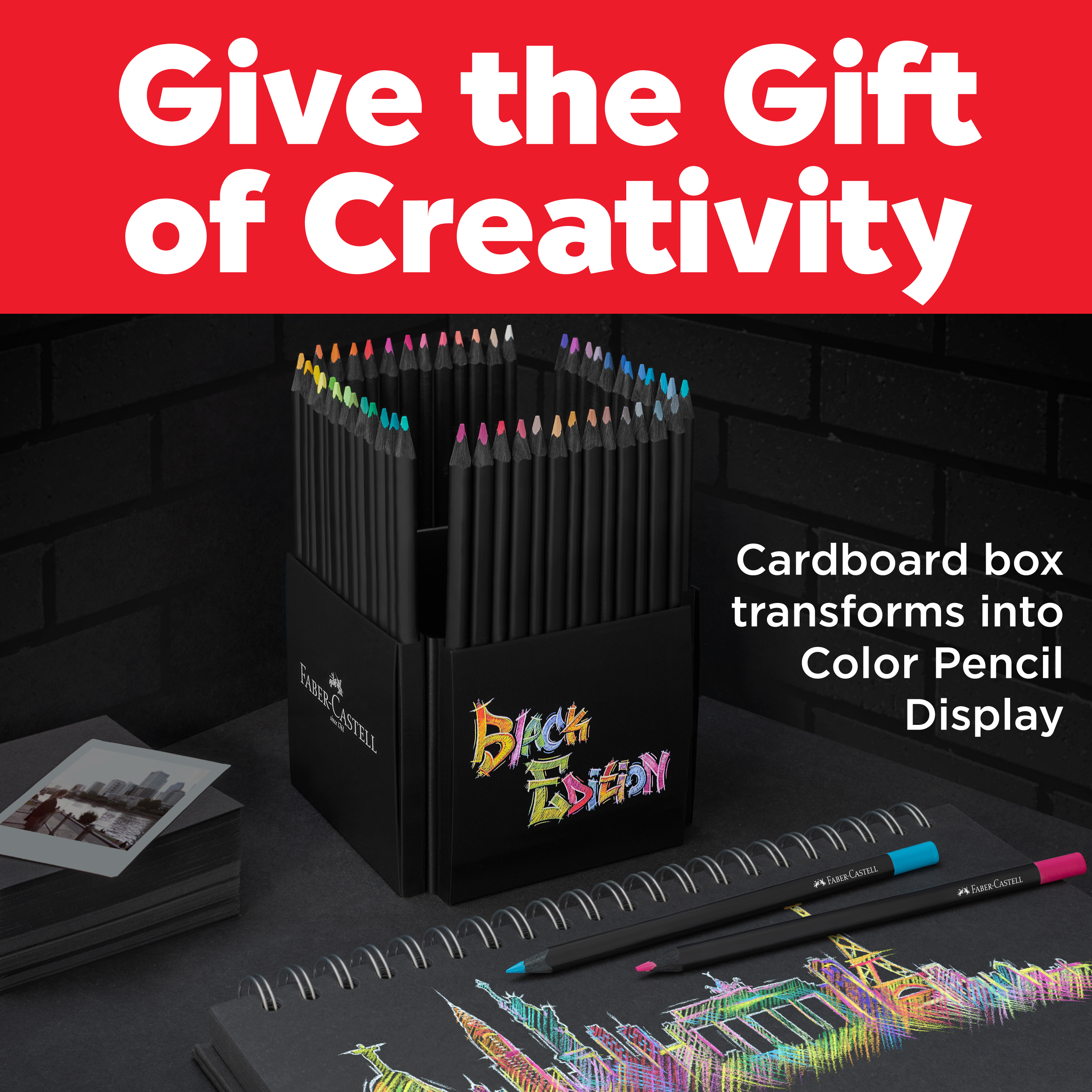 Lápices de colores Faber-Castell Black Edition de arte fino | Útiles escolares para regreso a clases (50 piezas) 4