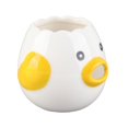 thumbnail image 4 of Separador de claras de huevos de cerámica, taza separadora de claras de huevos de cerámica, diseño aerodinámico, 4 of 12