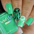 thumbnail image 3 of Whats Up Nails - Little Green Men Stamping Polish (Green Creme), 3 of 10