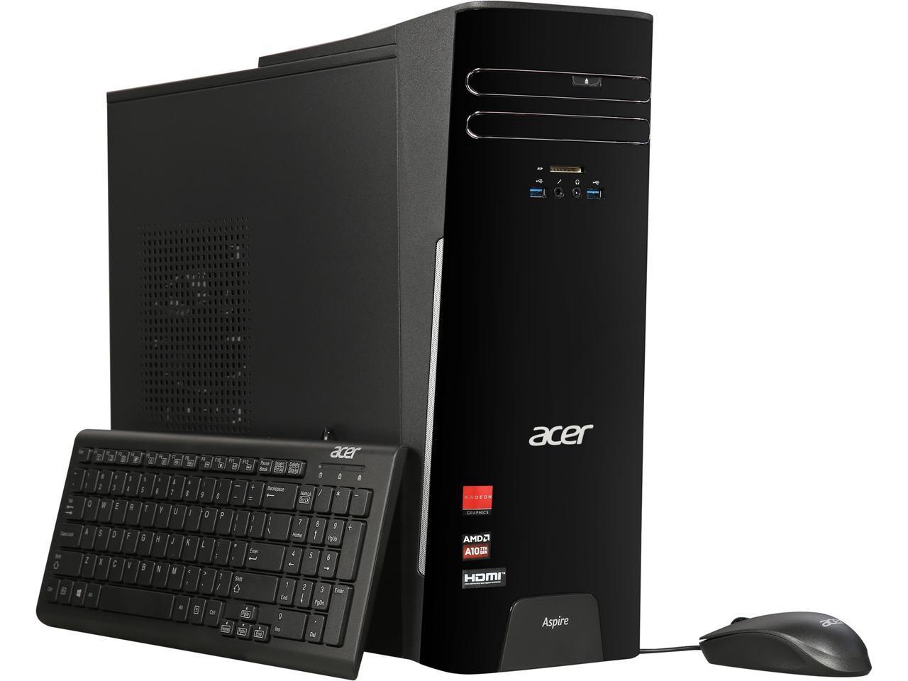 Acer Aspire Desktop (Quad Core A10-9700 / 12GB / 1TB)