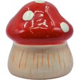 thumbnail image 3 of shiyou-Ceramic Fish Tank Decor, Cute Mushroom House Aquarium Decorations, Betta Tank Accessory Ornament for Small Fish Goldfish Shrimp (Red), 3 of 4