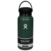 Hydro Flask Vacuum Insulated Stainless Steel Water Bottle Flask - Closeable Lid - Wide Mouth - 32 oz - Fir