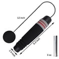 thumbnail image 3 of Benvo Weighted Ropeless Jump Rope Crossfit Speed Rope Skipping Rope for Double Unders, Exercise, WOD, Boxing, MMA Beachbody Training Fitness- Updated Version, 3 of 7