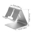 thumbnail image 2 of unbranded 2Ud Soporte De Escritorio Para Celulares En Aluminio Plateado Resistente Y Compacto, 2 of 6