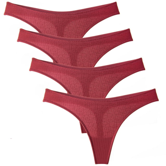 Wingslove Culottes String pour Femmes, Lot de 4, G-String, Hipster, Bikini