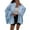 #156-Light Blue, variant on Ounisa Womens Oversized Cardigans Long Lantern Sleeve Button Down Chunky Knit Loose Fall Sweater Coats