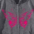 thumbnail image 4 of Miaoju Unisex Cropped Double Zip Hoodie Solid Color Spring Long Sleeve Casual Streetwear Outerwear Jacket for Men Women, 4 of 4
