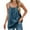Dark Blue, variant on Women's Airy Sleeveless Tank Top Summer Spaghetti Strap Camisole Lightweight Loose Fit Beachwear Comfortable Casual Vest Top L Size Dark Blue