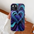 thumbnail image 2 of Heart Design Artistic Glitter Gradient iPhone Case, Ideal for Valentine’s Day Gift, Compatible with iPhone 11/12/13/14/15/16 (Pro Max/Plus), 2 of 9