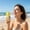 E, variant on Mini Handheld Fan, Personal Ice Cooling Fan, Rechargeable Powerful Fan, Compact Pocket Fan, Portable Air Cooler with Digital Display and LED Light for Outdoor Travel Office Home Summer Use, Green