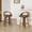 Black#5, variant on Dining Chairs Swivel Bar Stools Set of 2, Modern Wood Frame with Rattan Back, PU Leather Stool for Kitchen Counter, Mid Century Upholstered Barstools with Footrest,Industrial Counter Height Stools,W